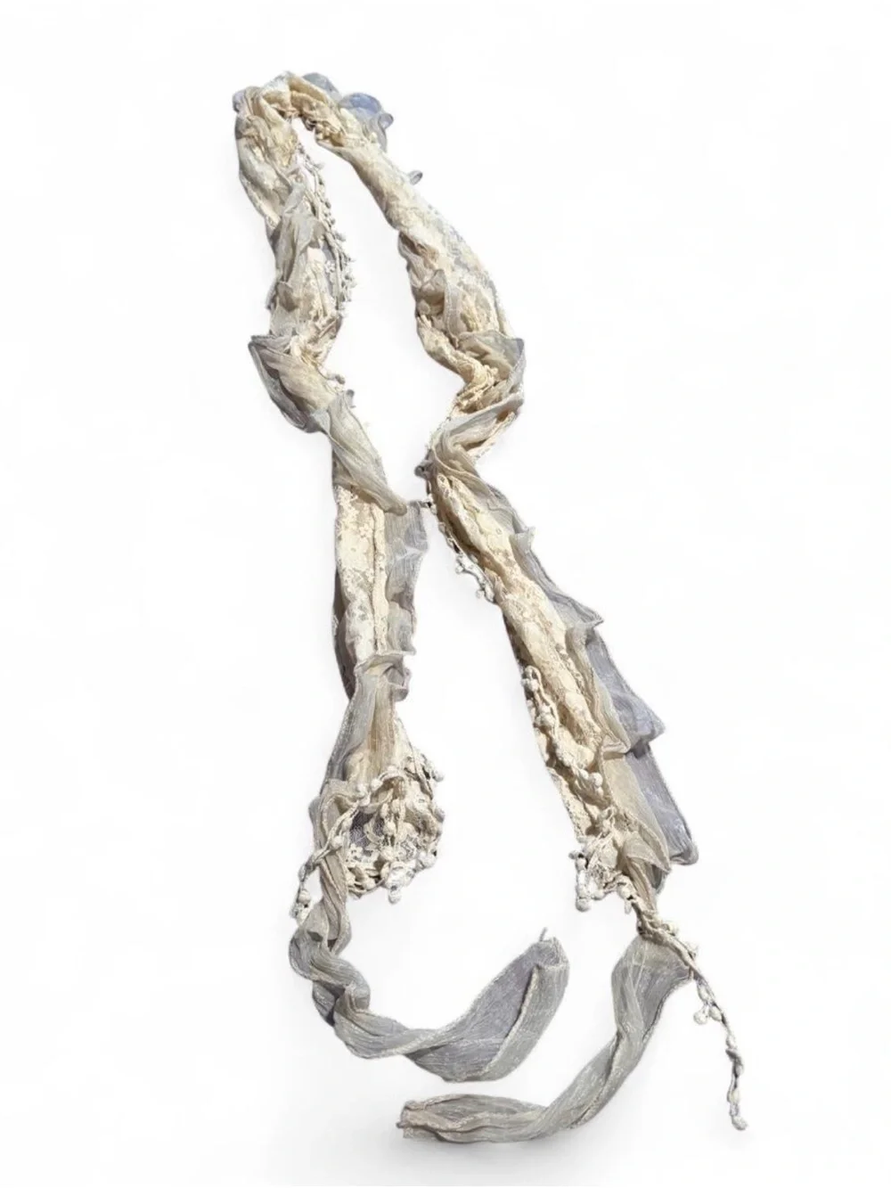 Lightweight Cream lace Women's Scarf